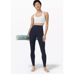 LULULEMON ALIGN HIGHRISE LEGGINGS 28” INSEAM NAVY NWOT SIZE 2